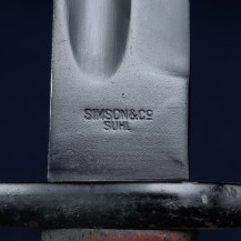 Portuguese m938 Bayonet for the MP34 Solothurn Submachine Gun -7